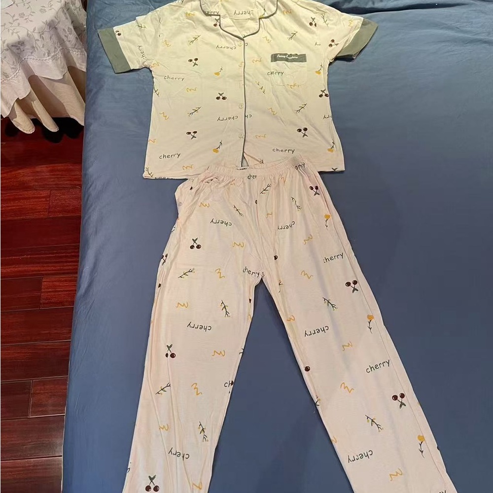 Women's 100% Cotton Pajama Set